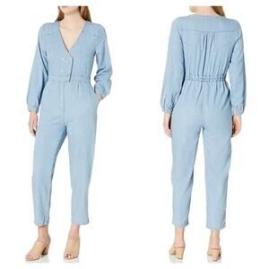 Ali & Jay NWT Blue Surfrider Jumpsuit Chambray Size Medium